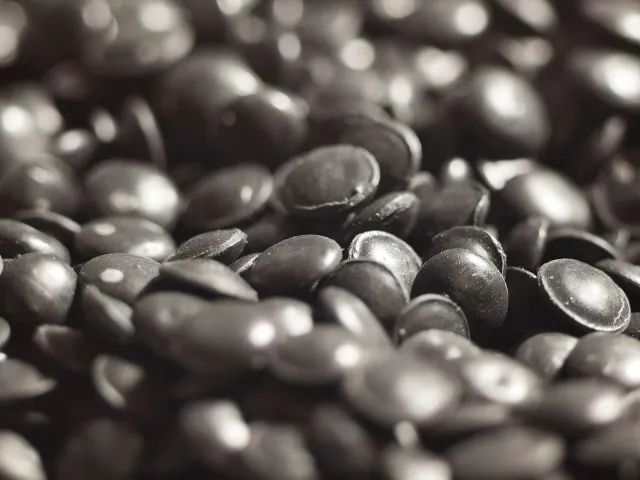 Granulés de LDPE noir recyclé